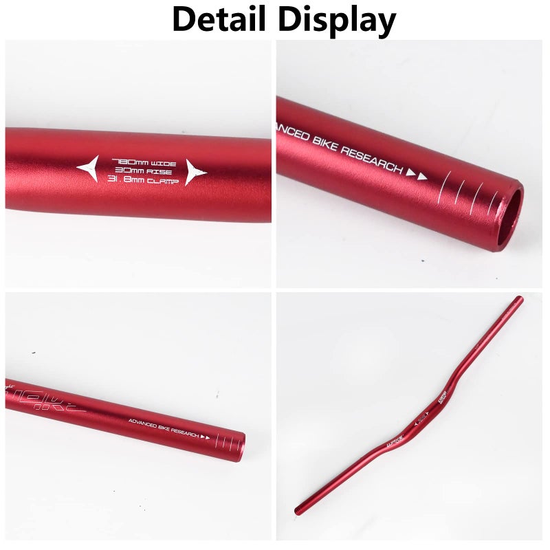 WAKE Aluminium Alloy MTB Handlebar 720mm/780mm 31.8mm for Mountain Bike Downhill Cycling Racing - Image 4